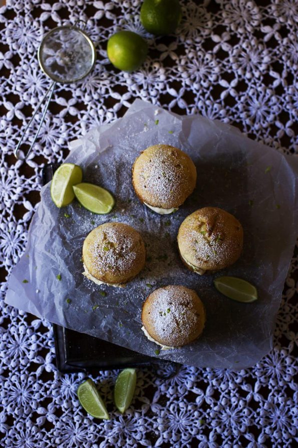 Vanilla, Lime and Mascarpone Whoopie Pies