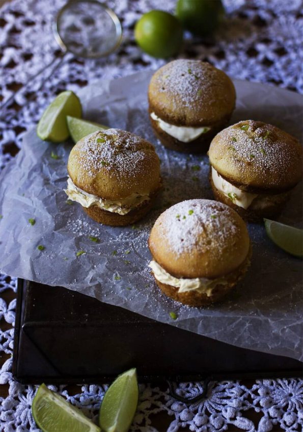 Vanilla, Lime and Mascarpone Whoopie Pies