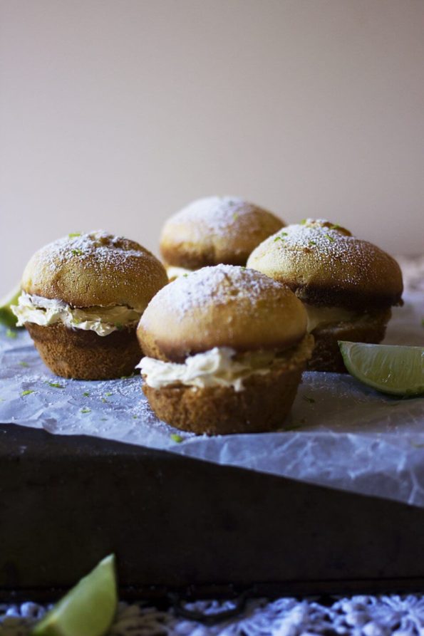 Vanilla, Lime and Mascarpone Whoopie Pies