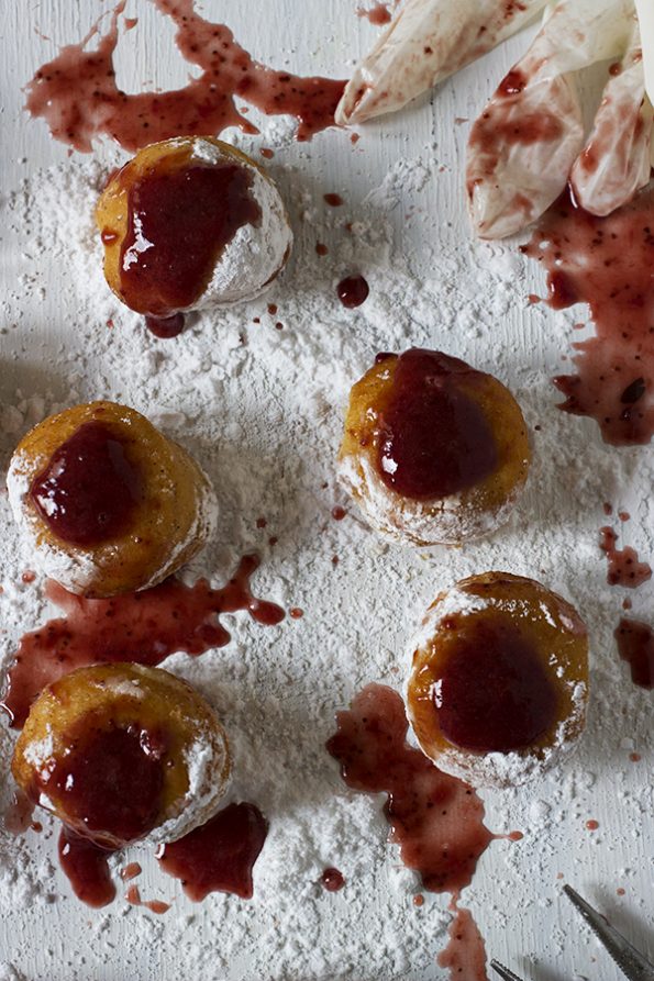 Berry Filled Bloody Doughnuts Berry Filled Bloody Doughnuts