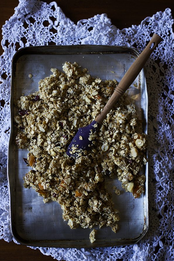 Apricot, Macadamia and Honey Granola