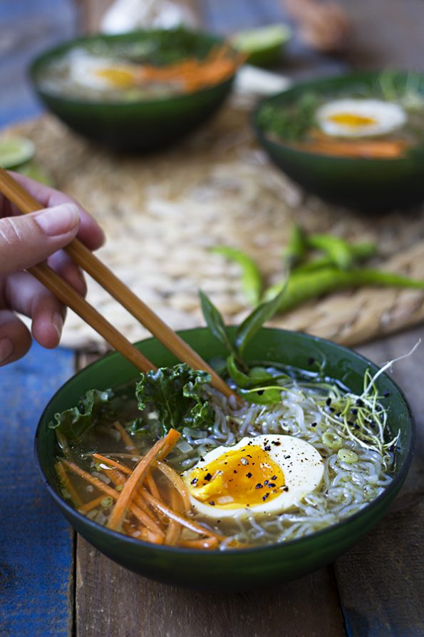 Egg, Noodles and Beef Bone Broth Egg, Noodles and Beef Bone Broth