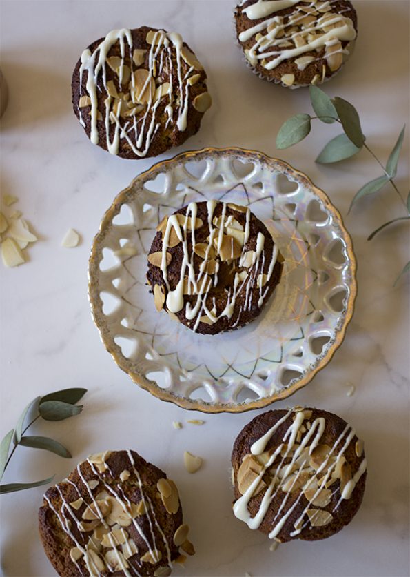 Gluten Free Almond and White Chocolate Muffins Gluten Free Almond and White Chocolate Muffins