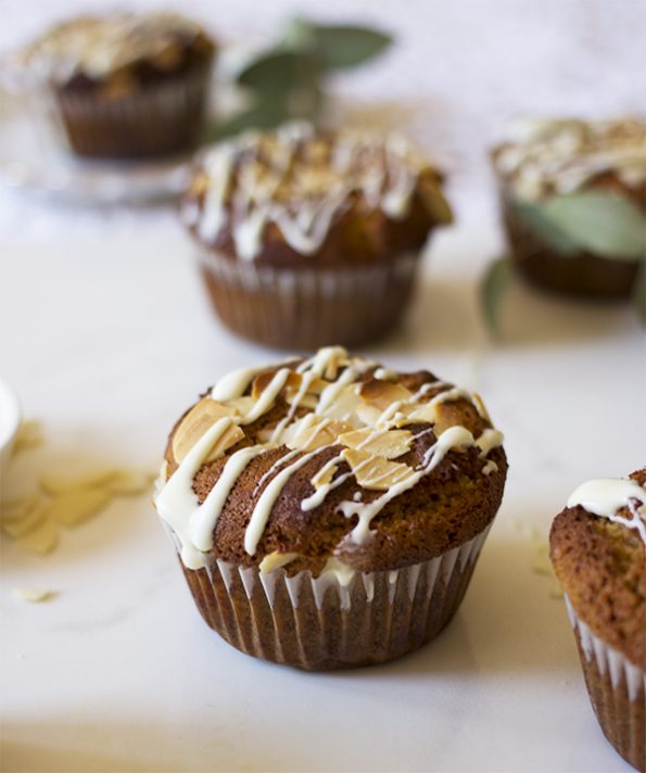 Gluten Free Almond and White Chocolate Muffins Gluten Free Almond and White Chocolate Muffins