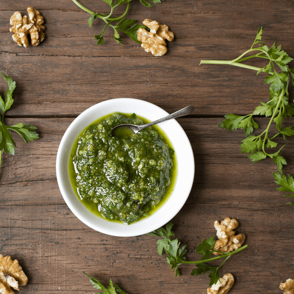 Parsley and Walnut Pesto