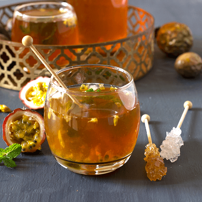 Rooibos, Passion Fruit and Mint Ice Tea