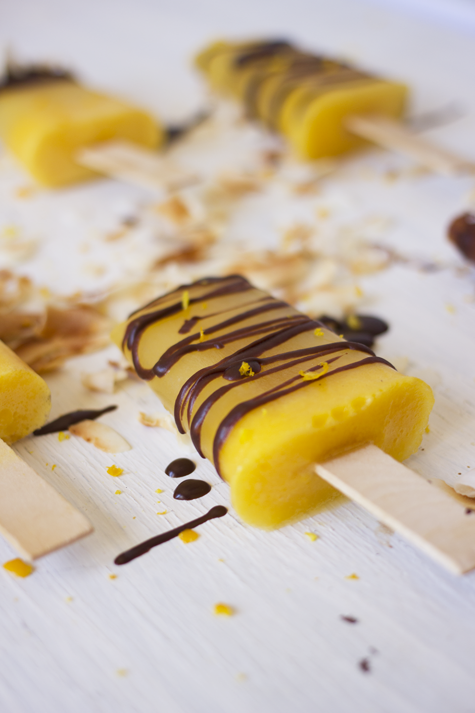 Pineapple and Ginger Popsicles