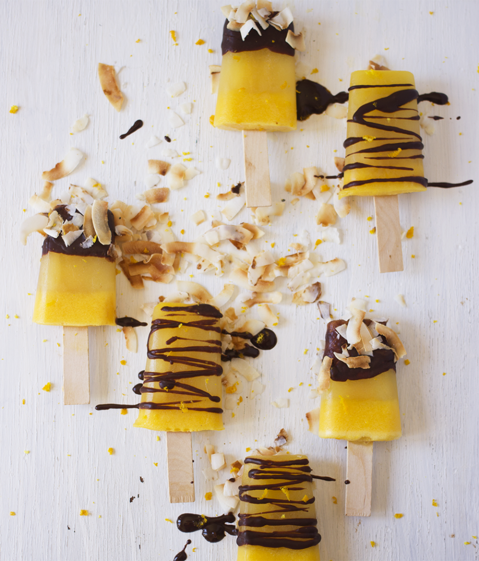 Pineapple and Ginger Popsicles