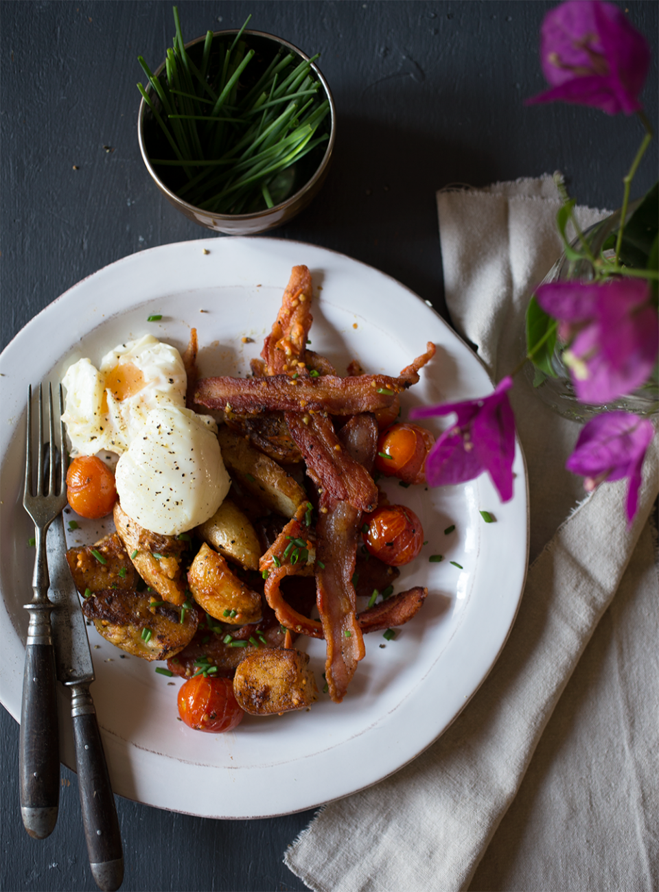 Easy Potato and Bacon Breakfast Hash