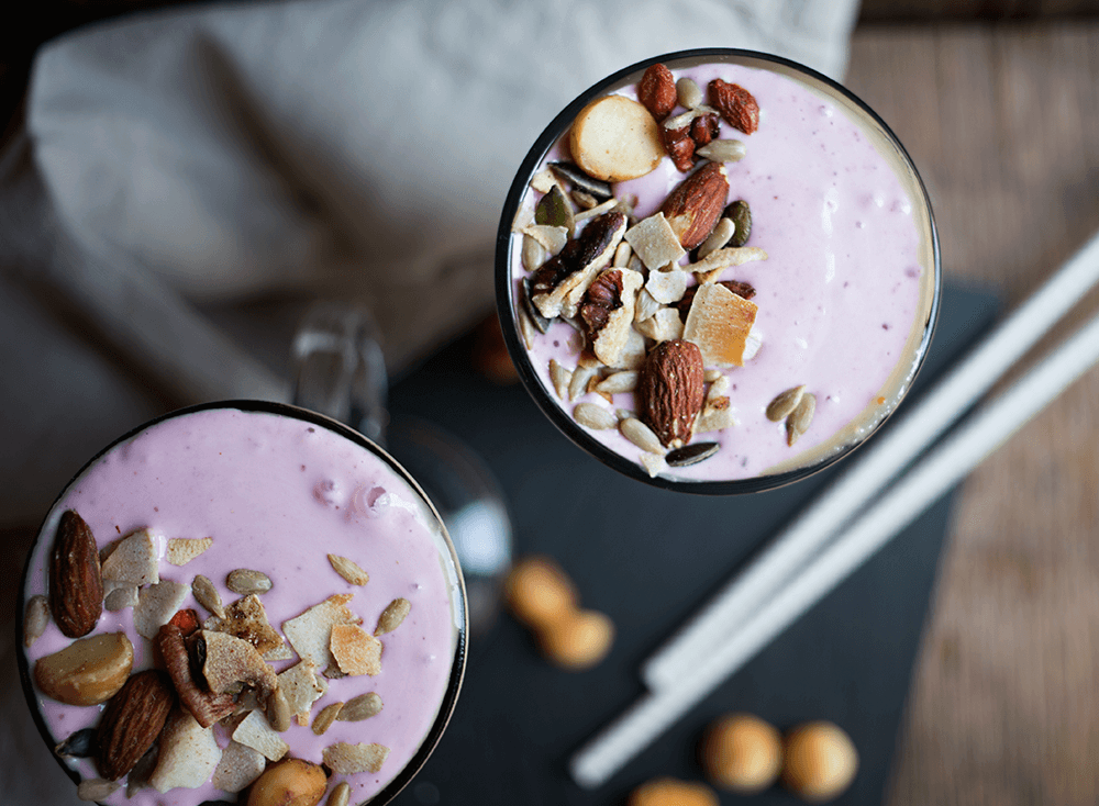 Nut Butter and Berry Smoothie aninas recipes