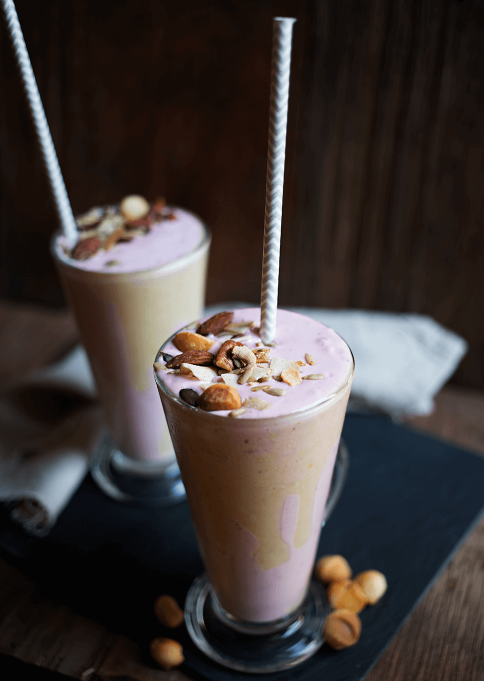 Nut Butter and Berry Smoothie