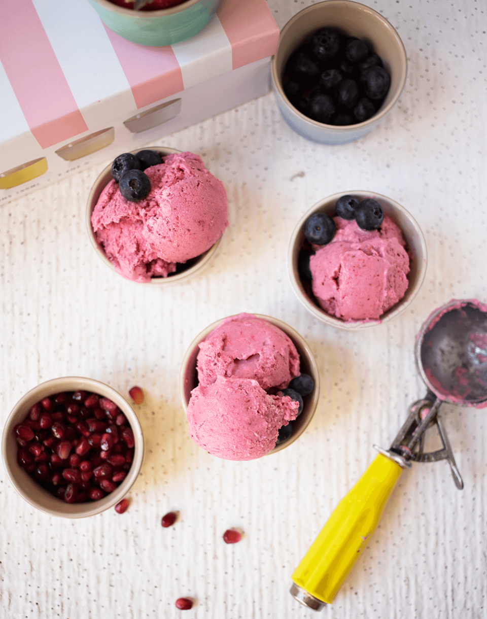 Vegan Berry and Coconut Nice Cream