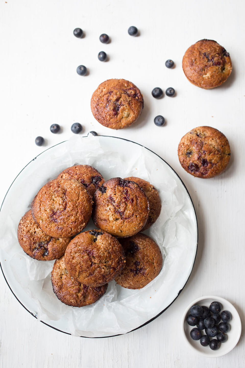 Gluten Free Vegan Blueberry Muffins