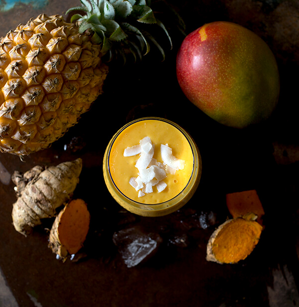 Tropical Turmeric and Coconut Lassi