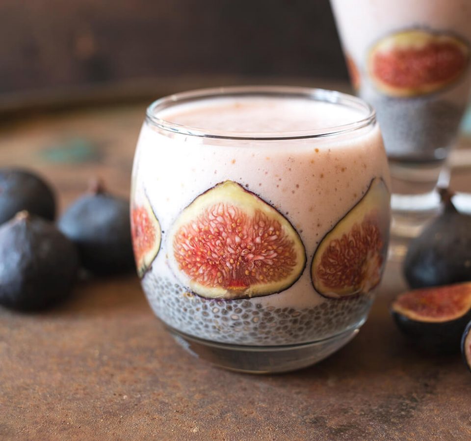 Fig and Chia Seed Smoothie