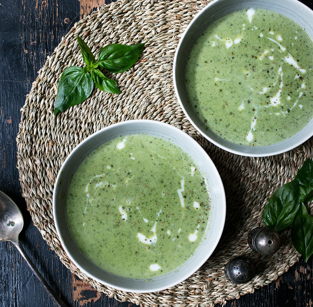 Spinach and Broccoli Coconut Soup aninas recipes
