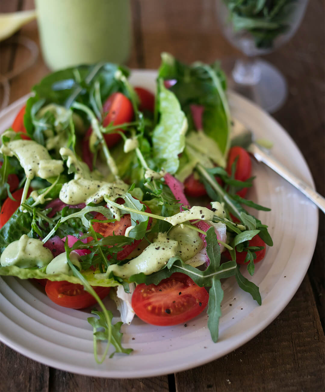 Little Gem Lettuce with Green Goddess Dressing Recipe