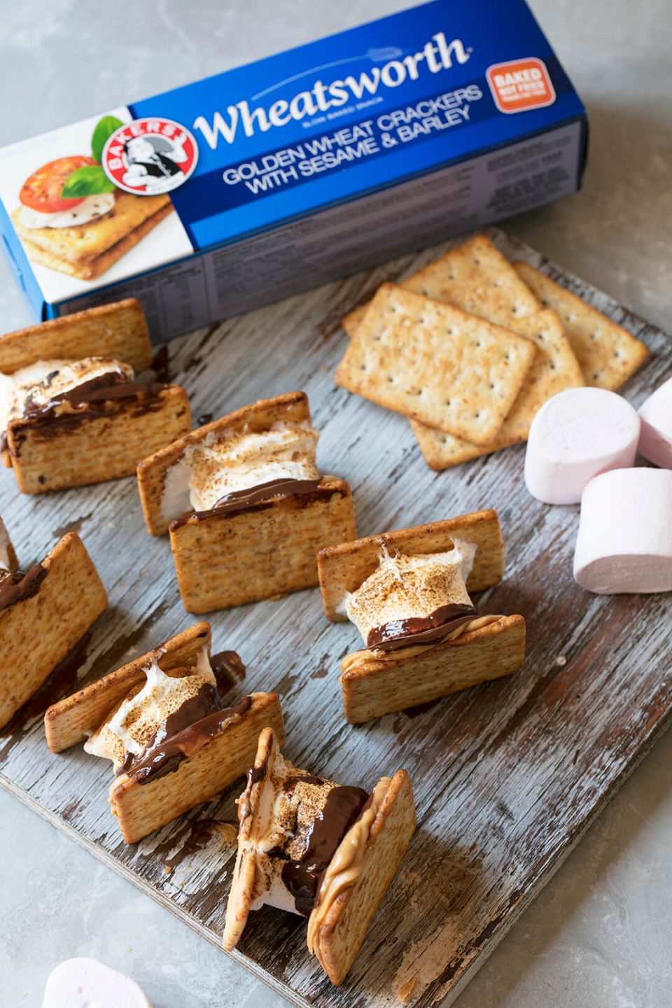 Peanut Butter and Chocolate Smores Peanut Butter and Chocolate Smores