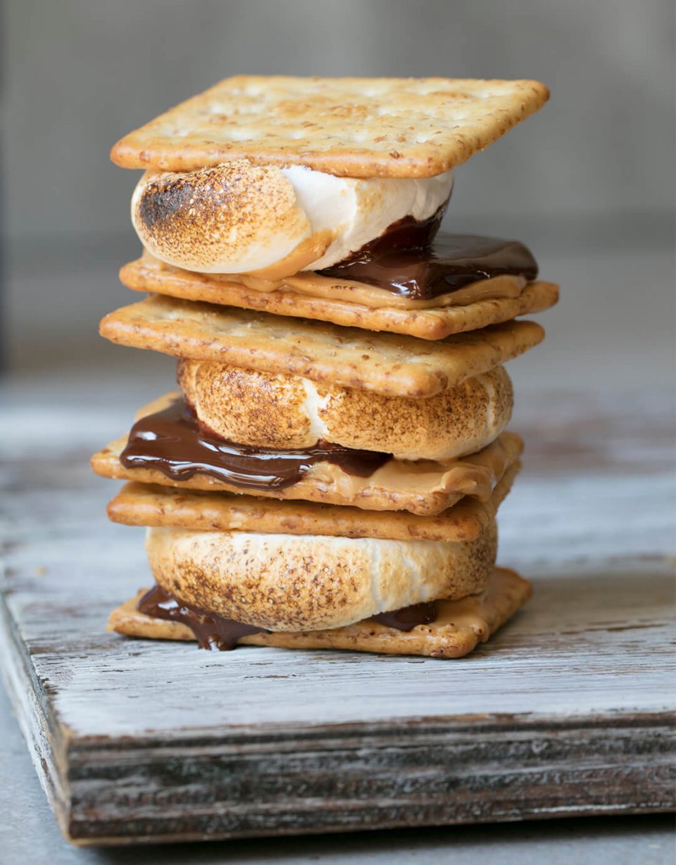 Peanut Butter and Chocolate Smores