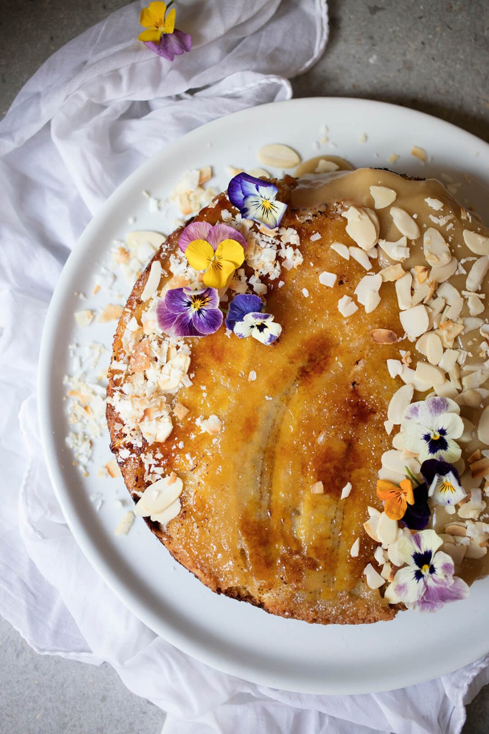 Banana Upside Down Cake Banana Upside Down Cake