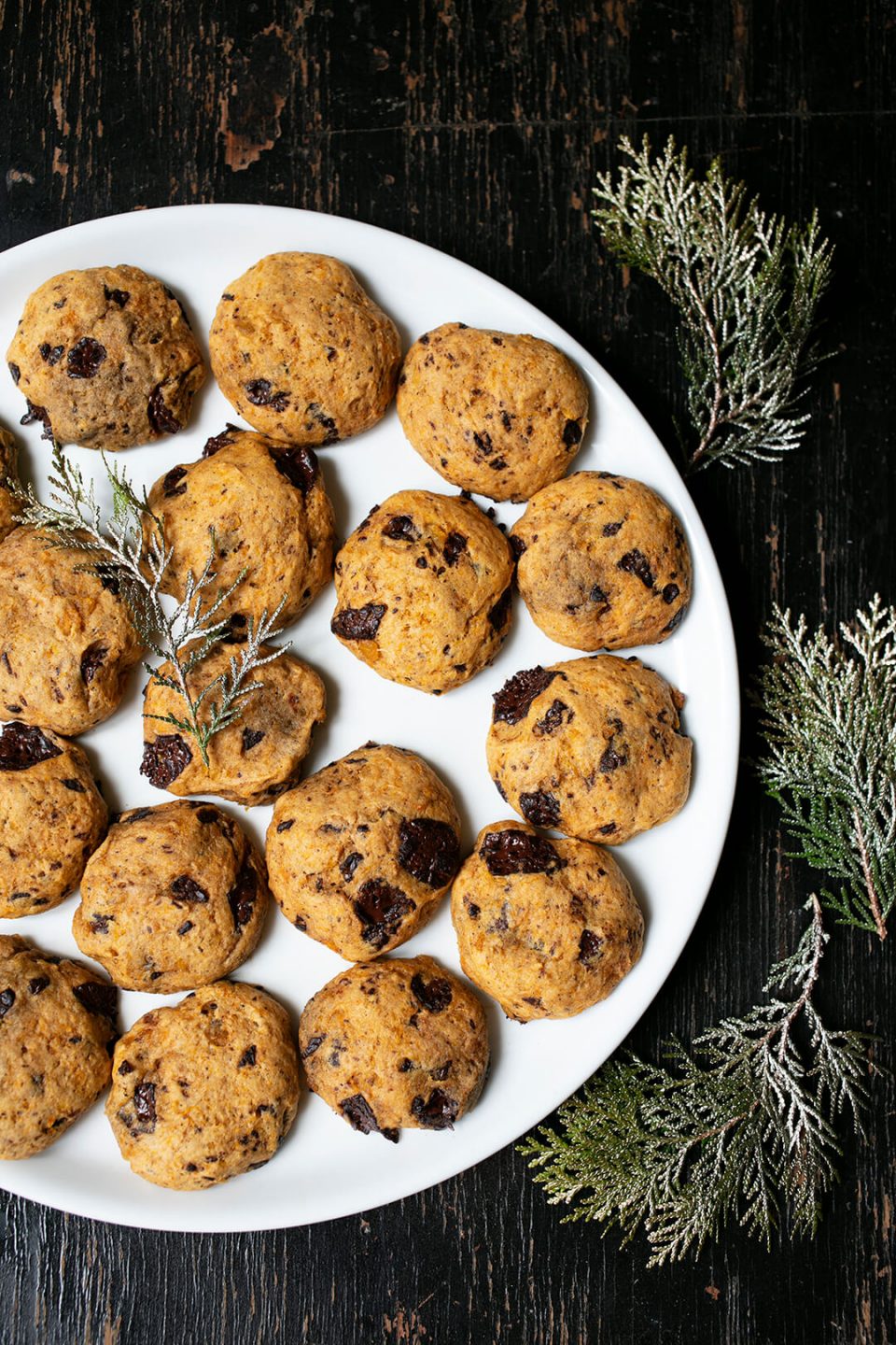 Pumpkin Choc Chip Cookies