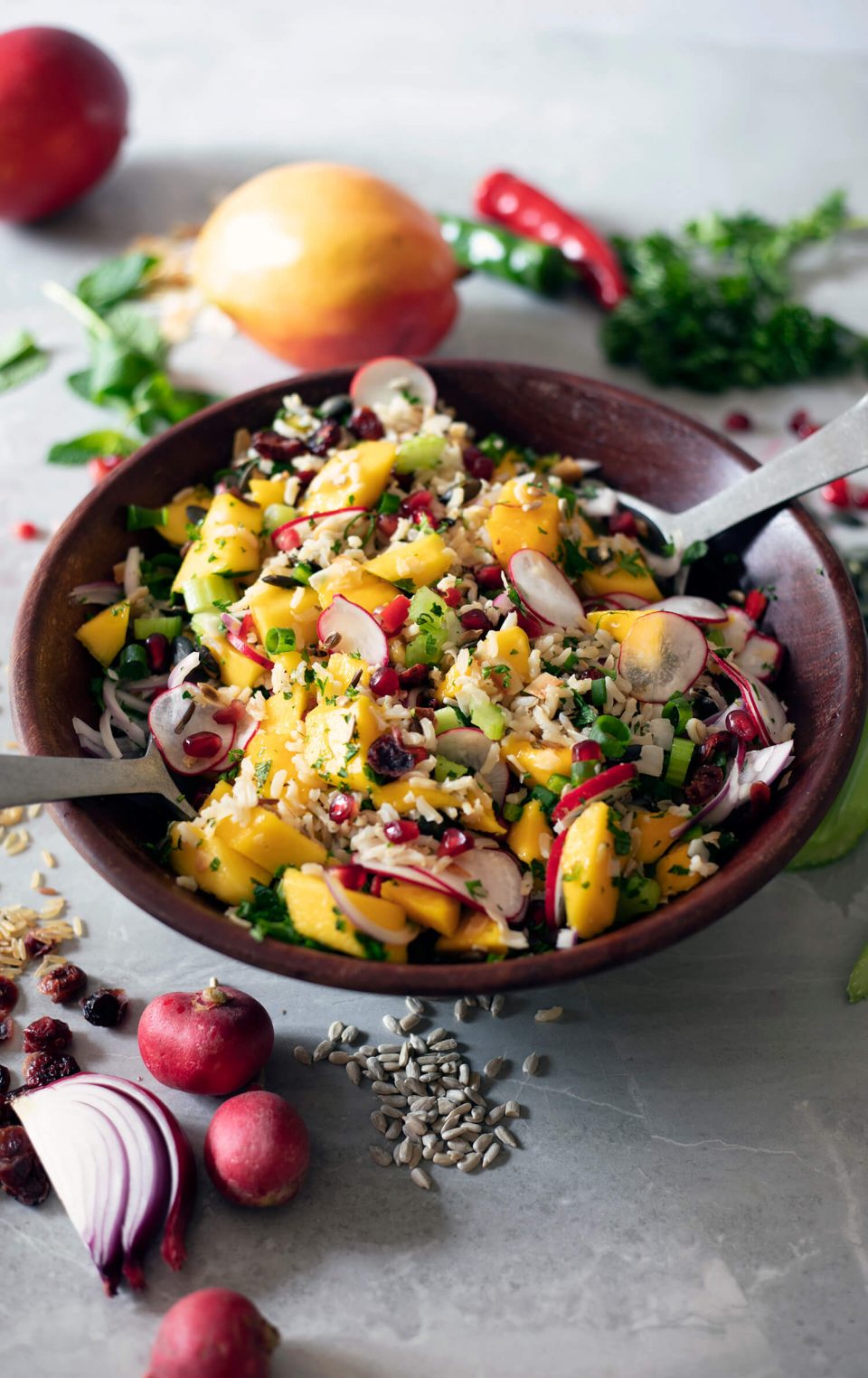 Mango and Rice Super Salad Mango and Rice Super Salad