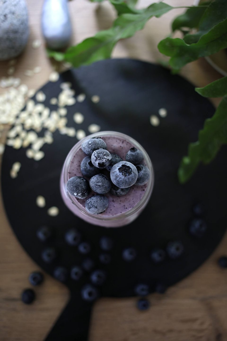 Blueberry, Coconut and Oats Smoothie Blueberry, Coconut and Oats Smoothie