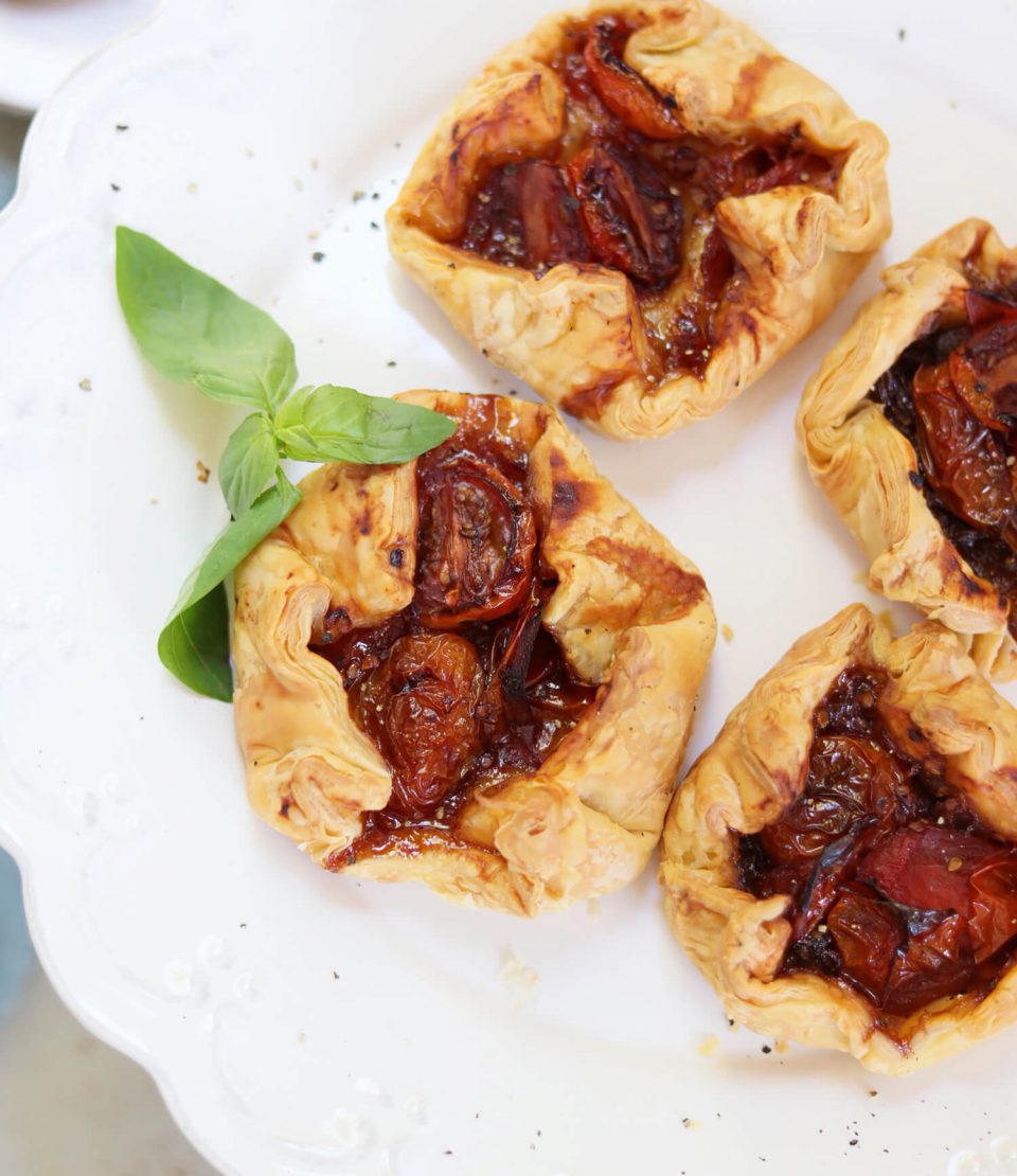 Roasted Tomato and Puff Pastry Tartlets