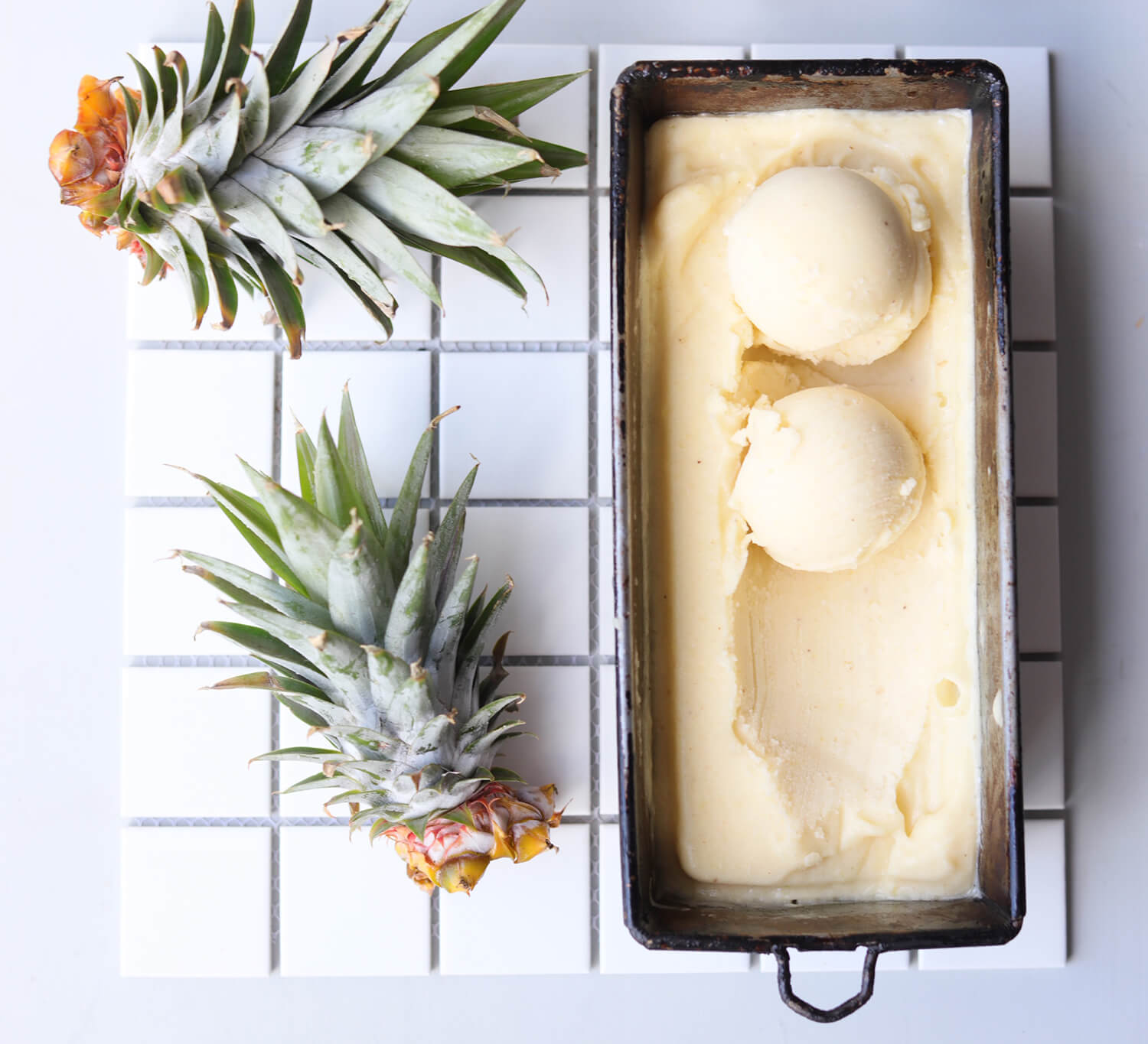 Pineapple and Banana Nice Cream - aninas recipes