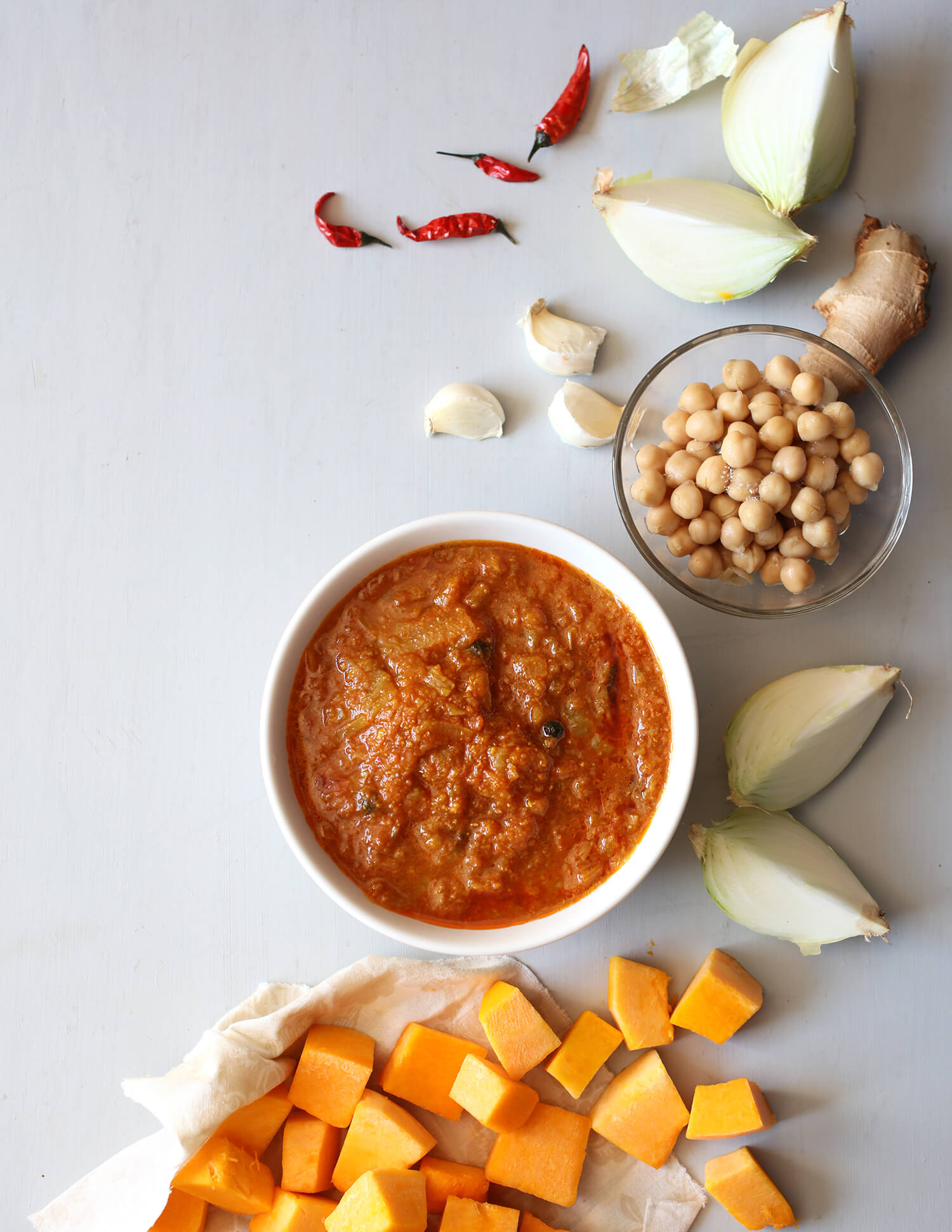 Vegan Pumpkin and Chickpea Curry - aninas recipes