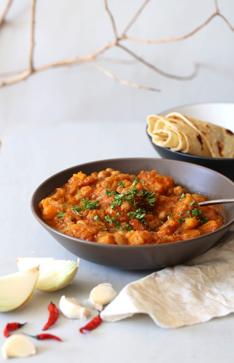 Vegan Pumpkin and Chickpea Curry - aninas recipes