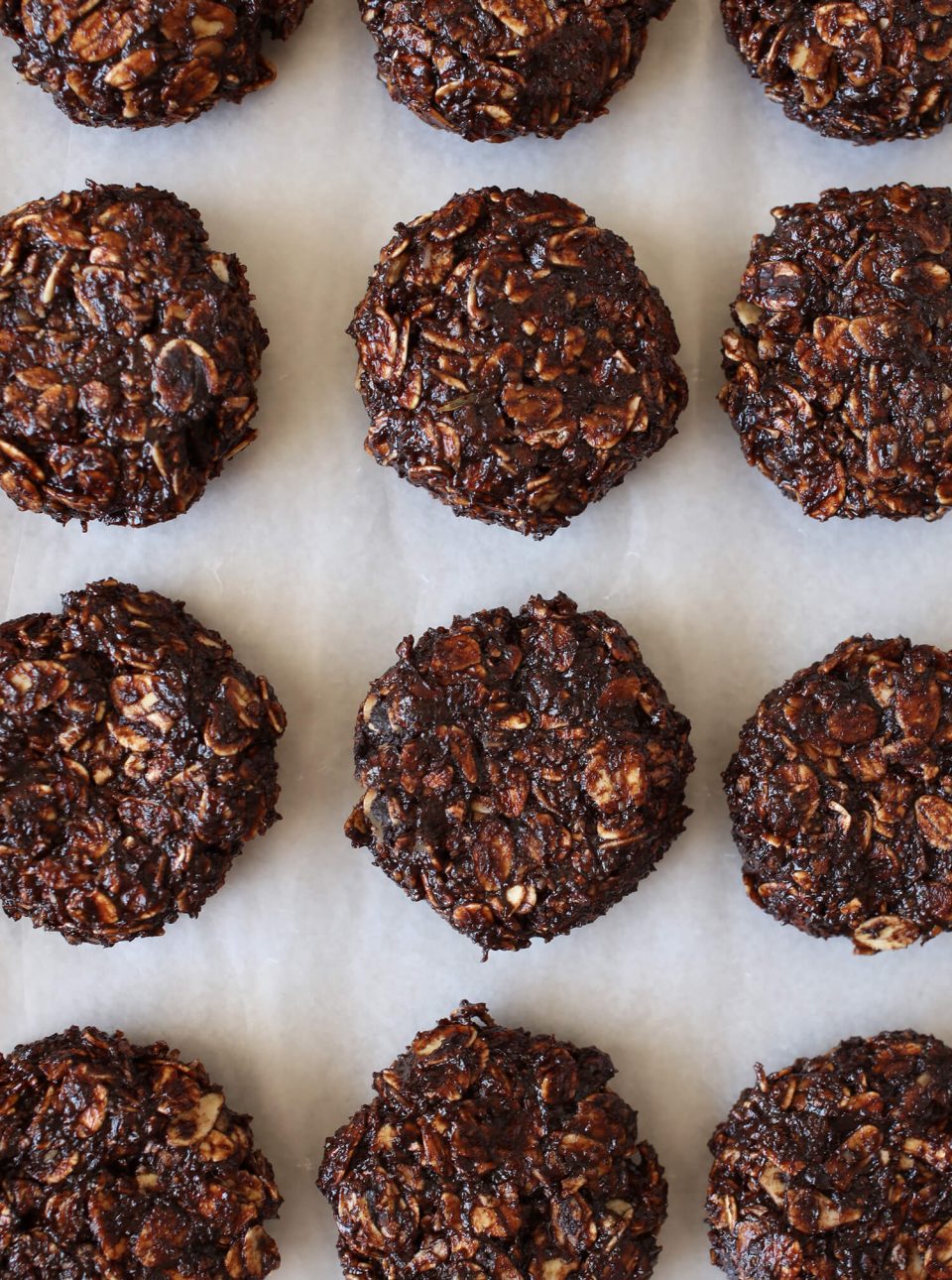 No Bake Choc Oat Cookies