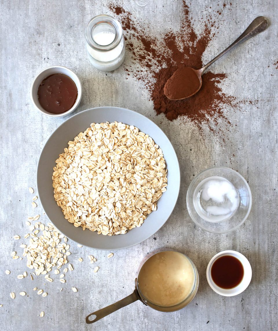 No Bake Choc Oat Cookies