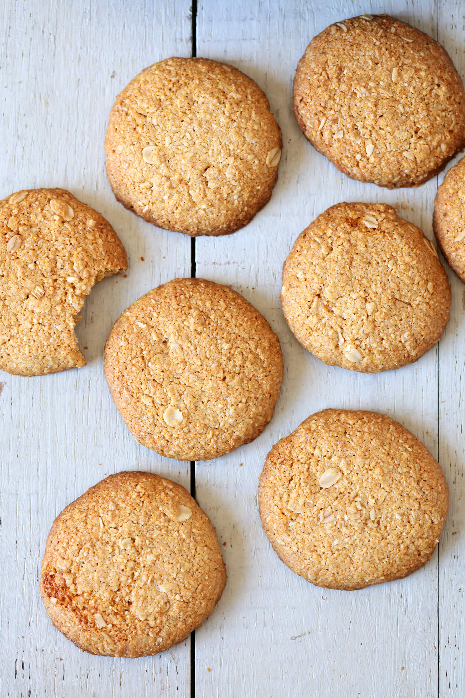 Easy Oat and Honey Blender Cookies aninas recipes