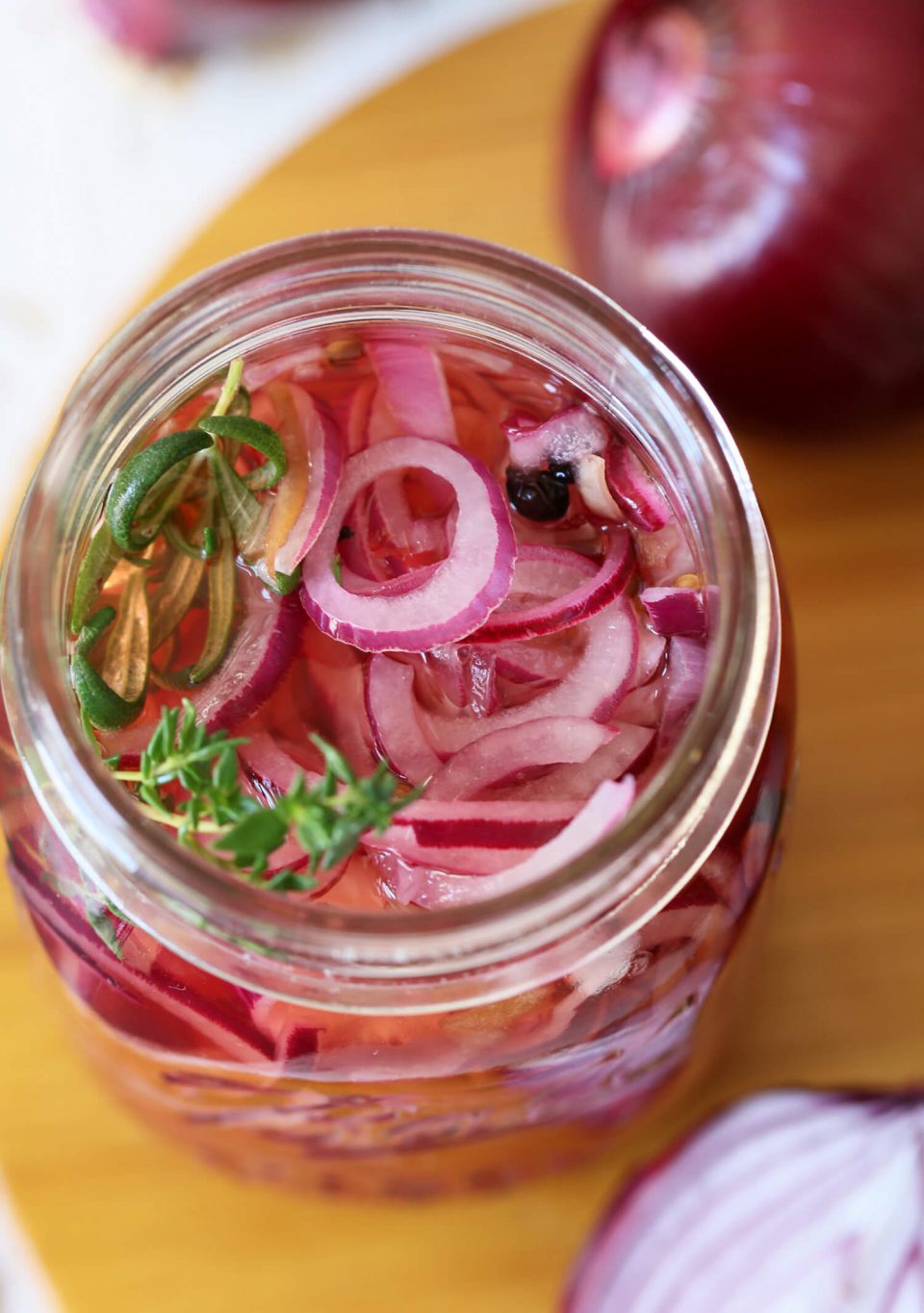 Quick Pickled Red Onions {5-Ingredients} - Two Peas & Their Pod