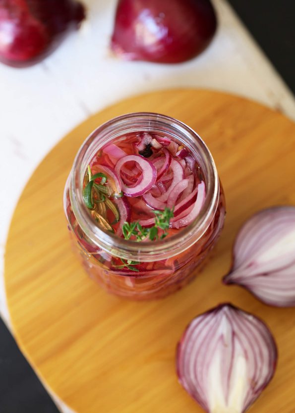 Easy Pickled Red Onions aninas recipes