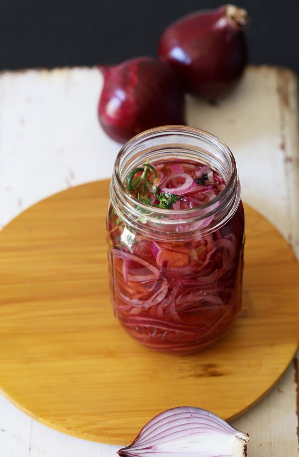 Easy Pickled Red Onions aninas recipes