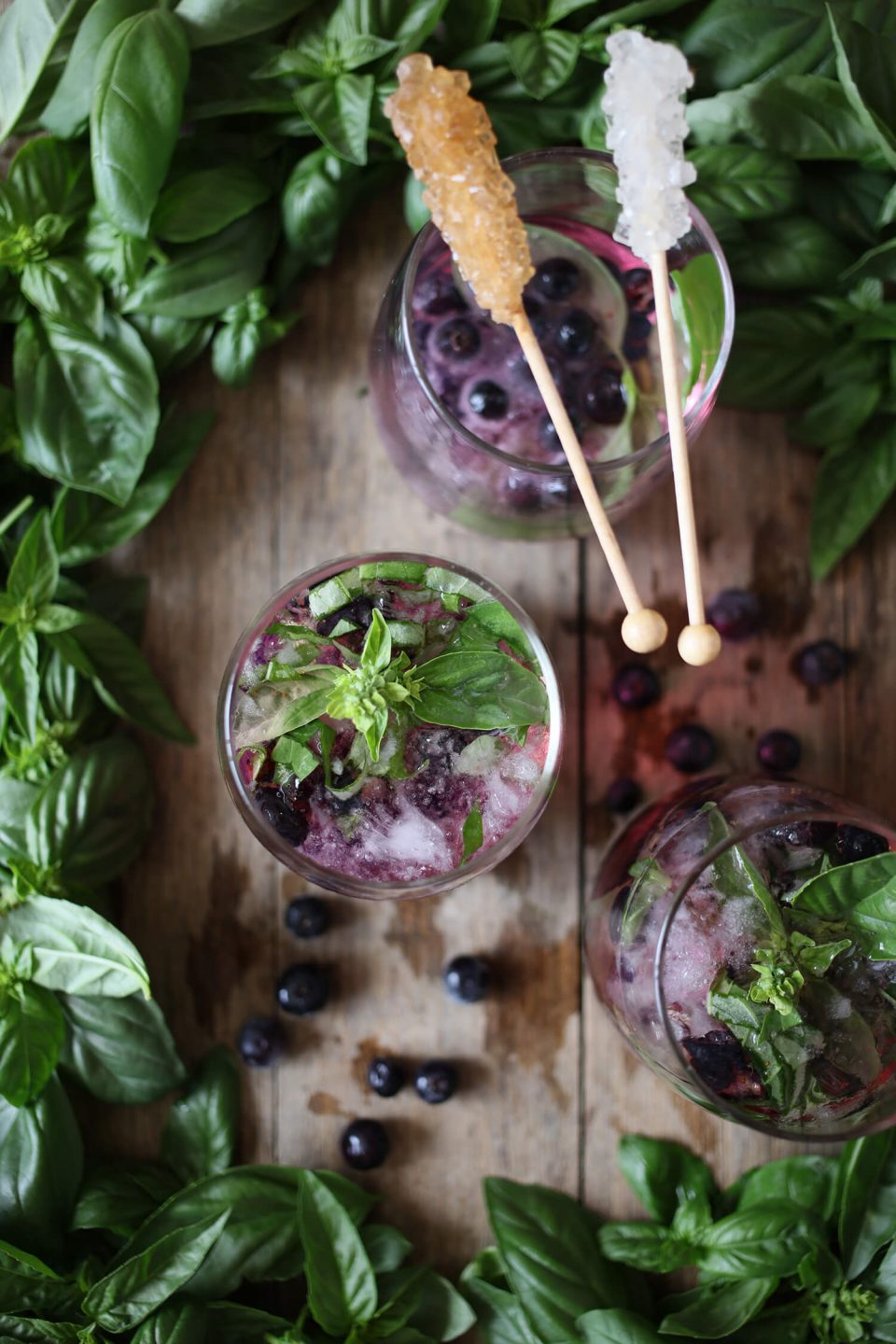 Blueberry and Basil Gin and Tonic Blueberry and Basil Gin and Tonic