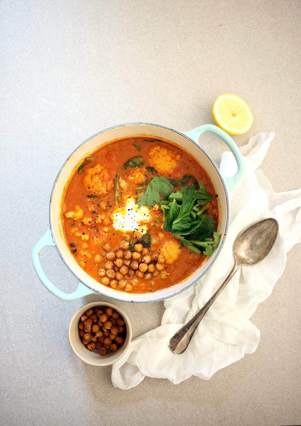 Vegan Cauliflower and Chickpea Curry Vegan Cauliflower and Chickpea Curry